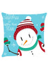 Sexy Christmas Snowman Greeting Pillow Cover
